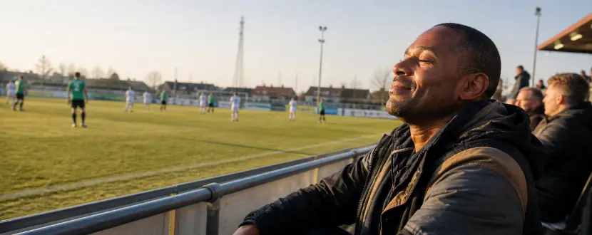 Sponsor management at a football match